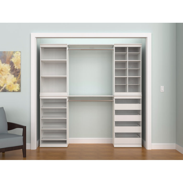 Modular Storage 68.76" W 78" W Closet System & Reviews Birch Lane